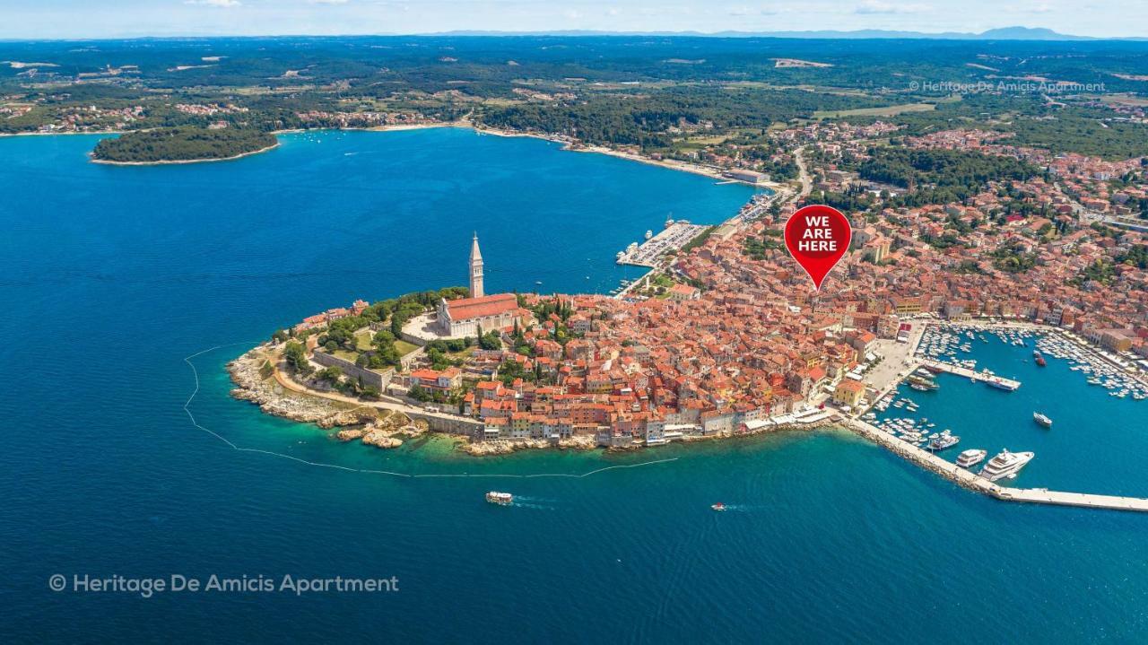 Heritage De Amicis Apartment Rovinj Exterior foto